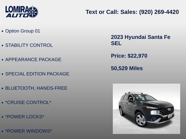 Used 2023 Hyundai Santa Fe SEL AWD/4WD image 8