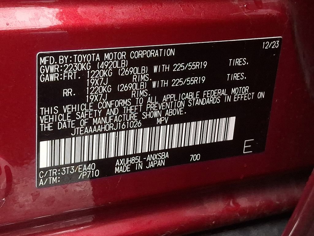 New 2024 Toyota Venza Limited image 27