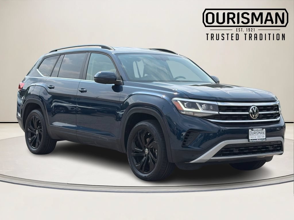 Used 2022 Volkswagen Atlas SE w/ Black Wheel Package AWD/4WD image 1