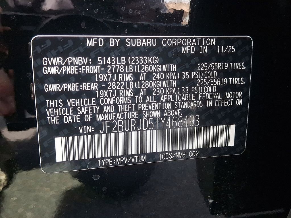 New 2026 Subaru Outback Touring XT AWD/4WD image 18