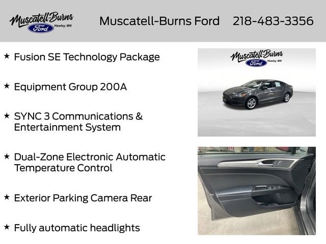 Used 2018 Ford Fusion SE w/ Fusion SE Technology Package image 7