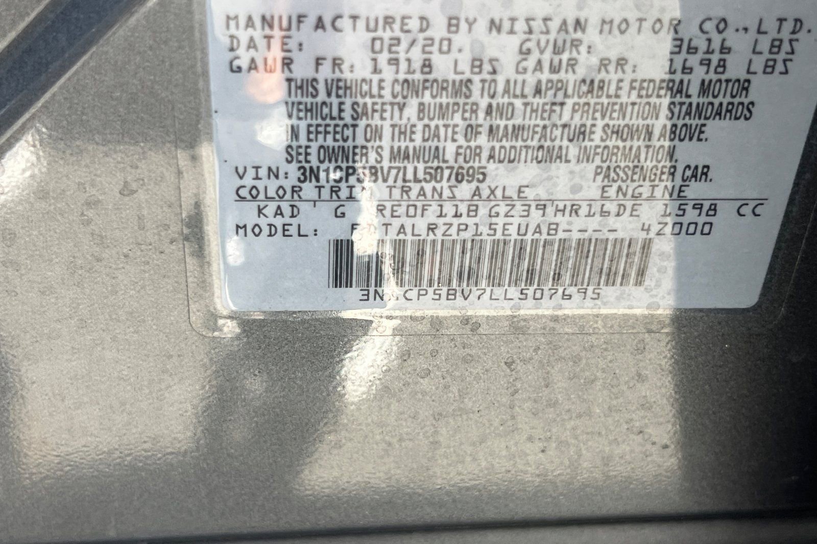 Used 2020 Nissan Kicks S FWD image 53