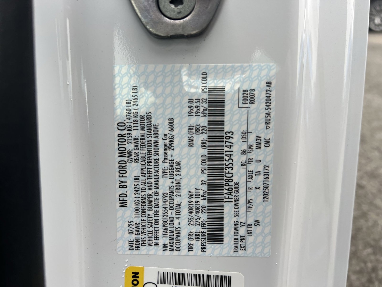 New 2025 Ford Mustang GT Premium w/ GT Performance Package image 28