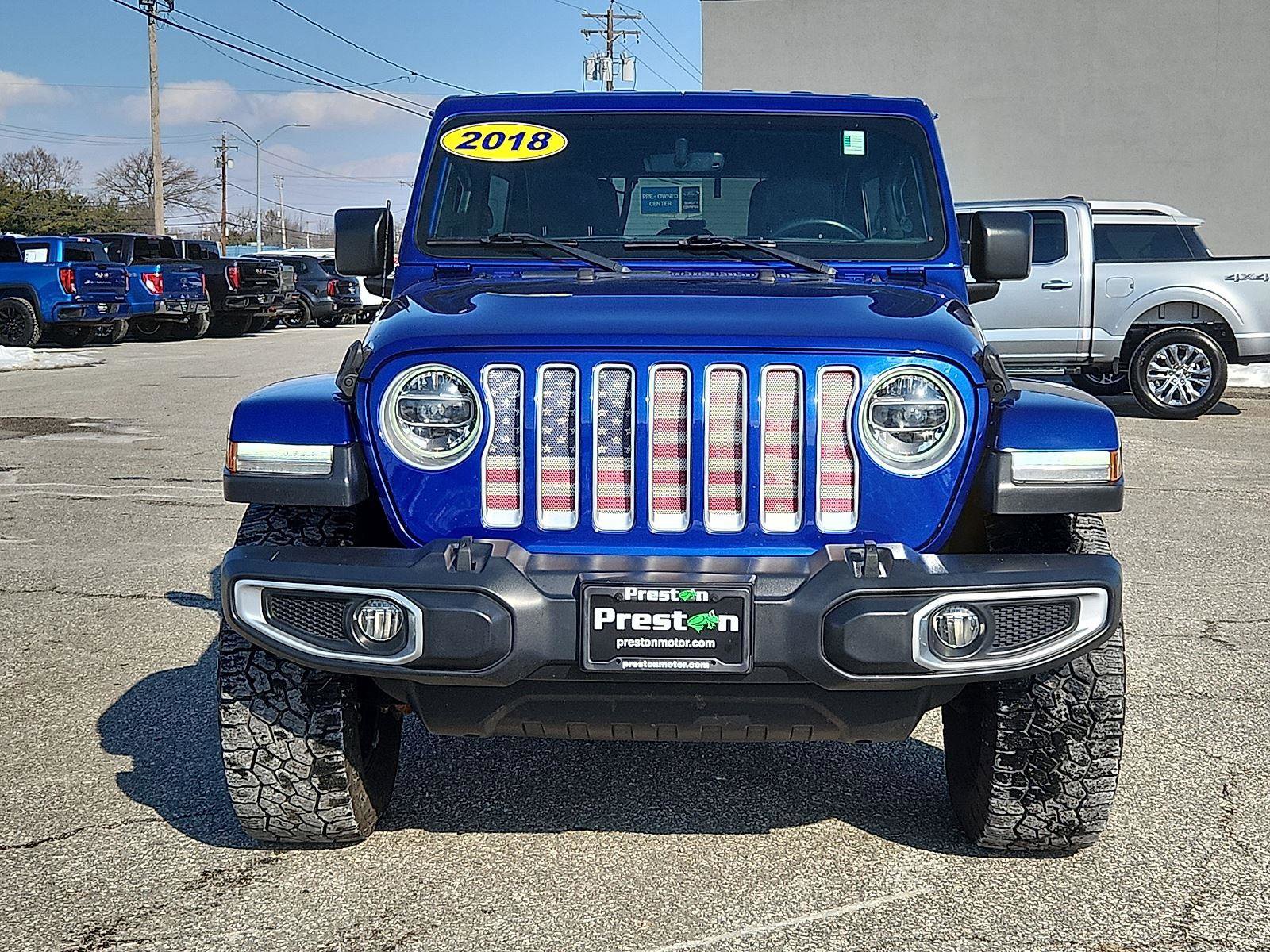 Used 2018 Jeep Wrangler Unlimited Sahara image 2