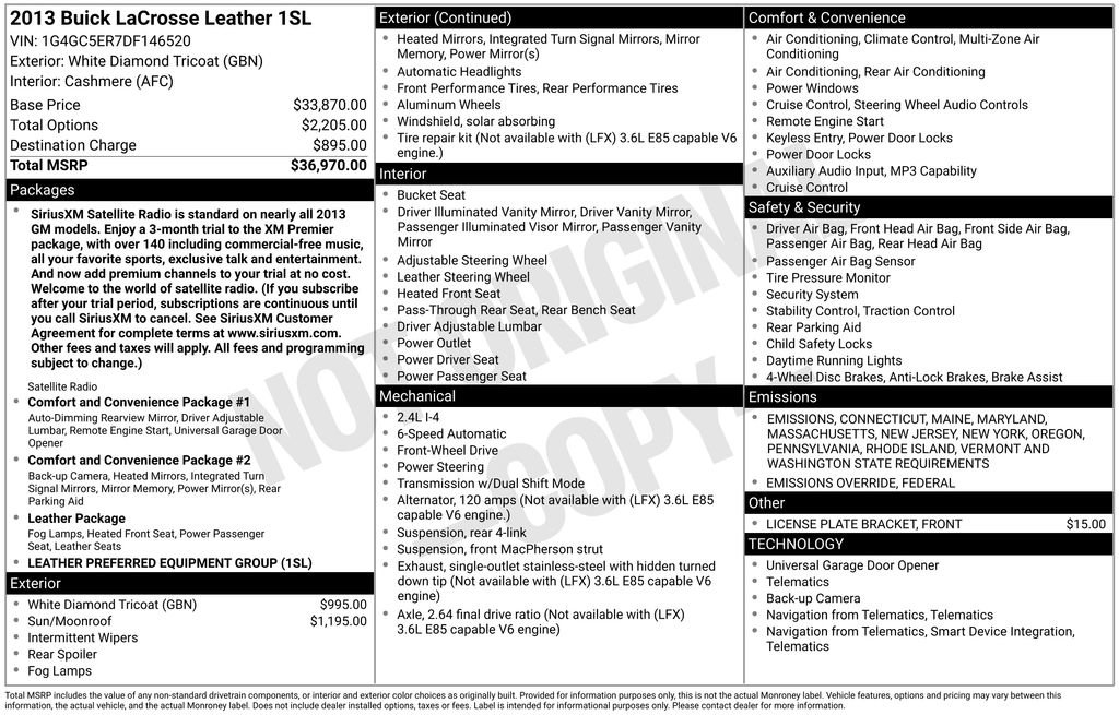 Used 2013 Buick LaCrosse Leather image 4