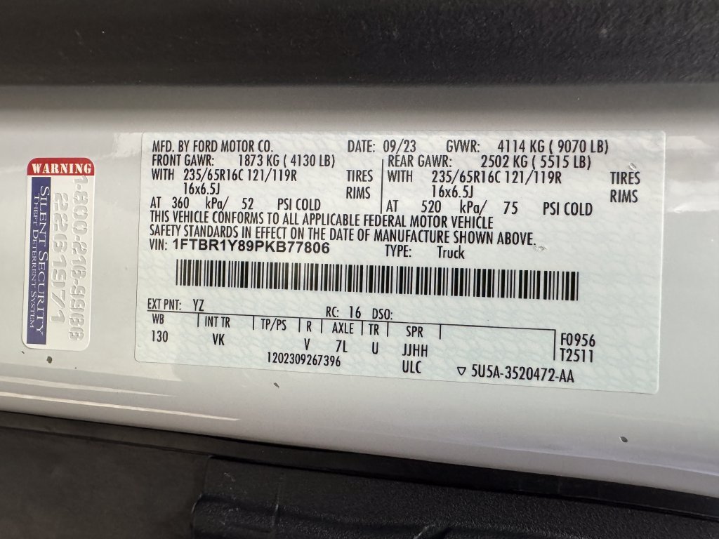 Certified 2023 Ford Transit 250 Low Roof RWD image 33