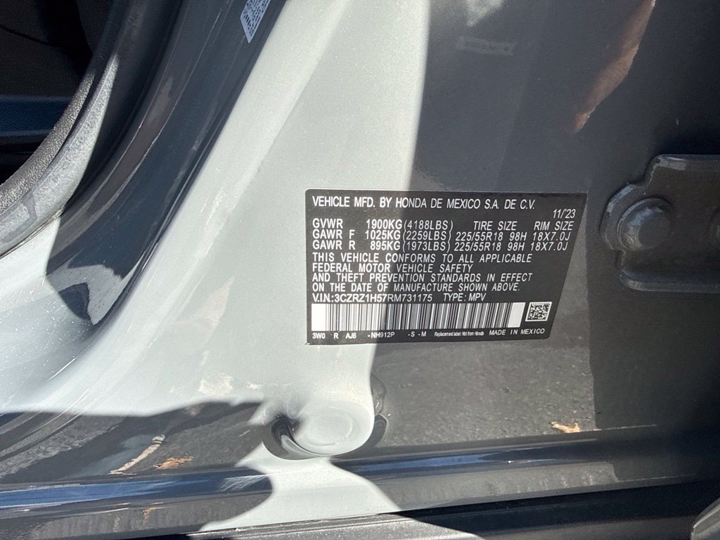 Certified 2024 Honda HR-V Sport image 22