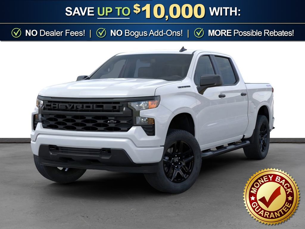 New 2026 Chevrolet Silverado 1500 Custom w/ Turbomax Blackout Package image 8