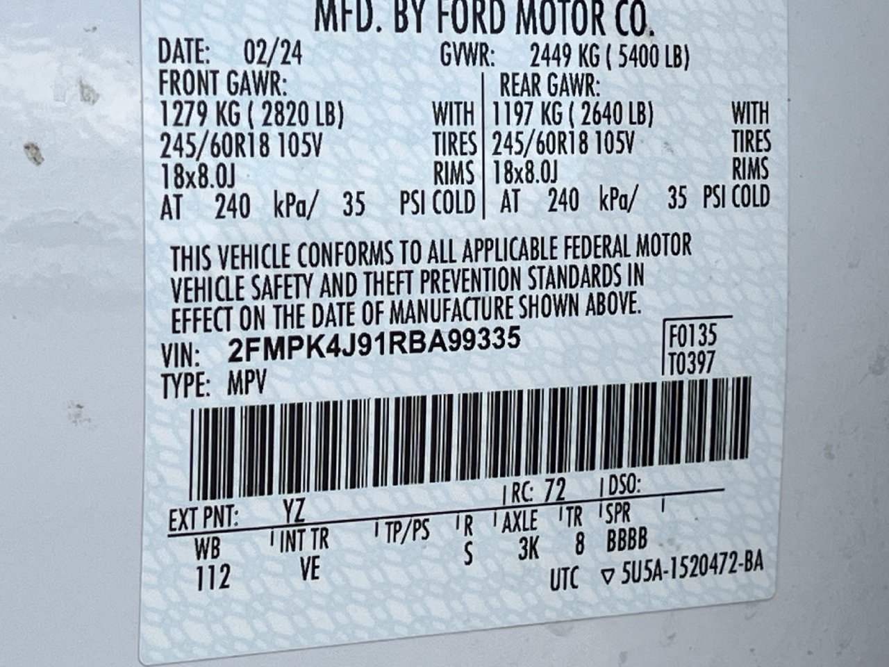 Used 2024 Ford Edge SEL AWD/4WD image 28