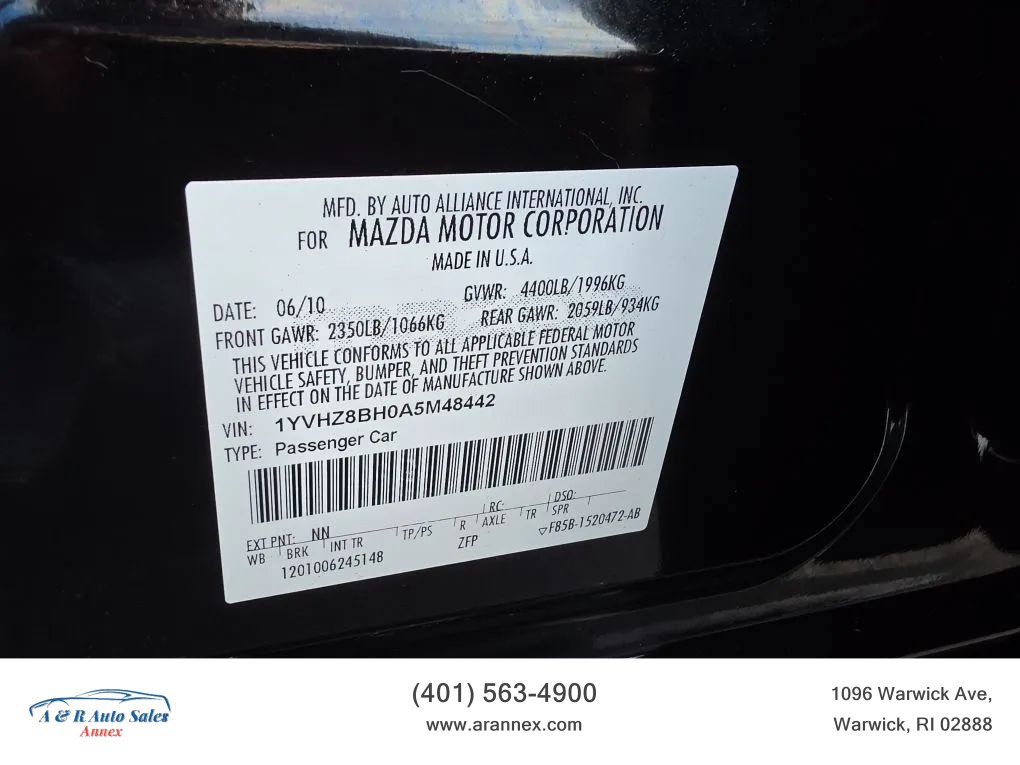 Used 2010 MAZDA MAZDA6 i Sport FWD image 19