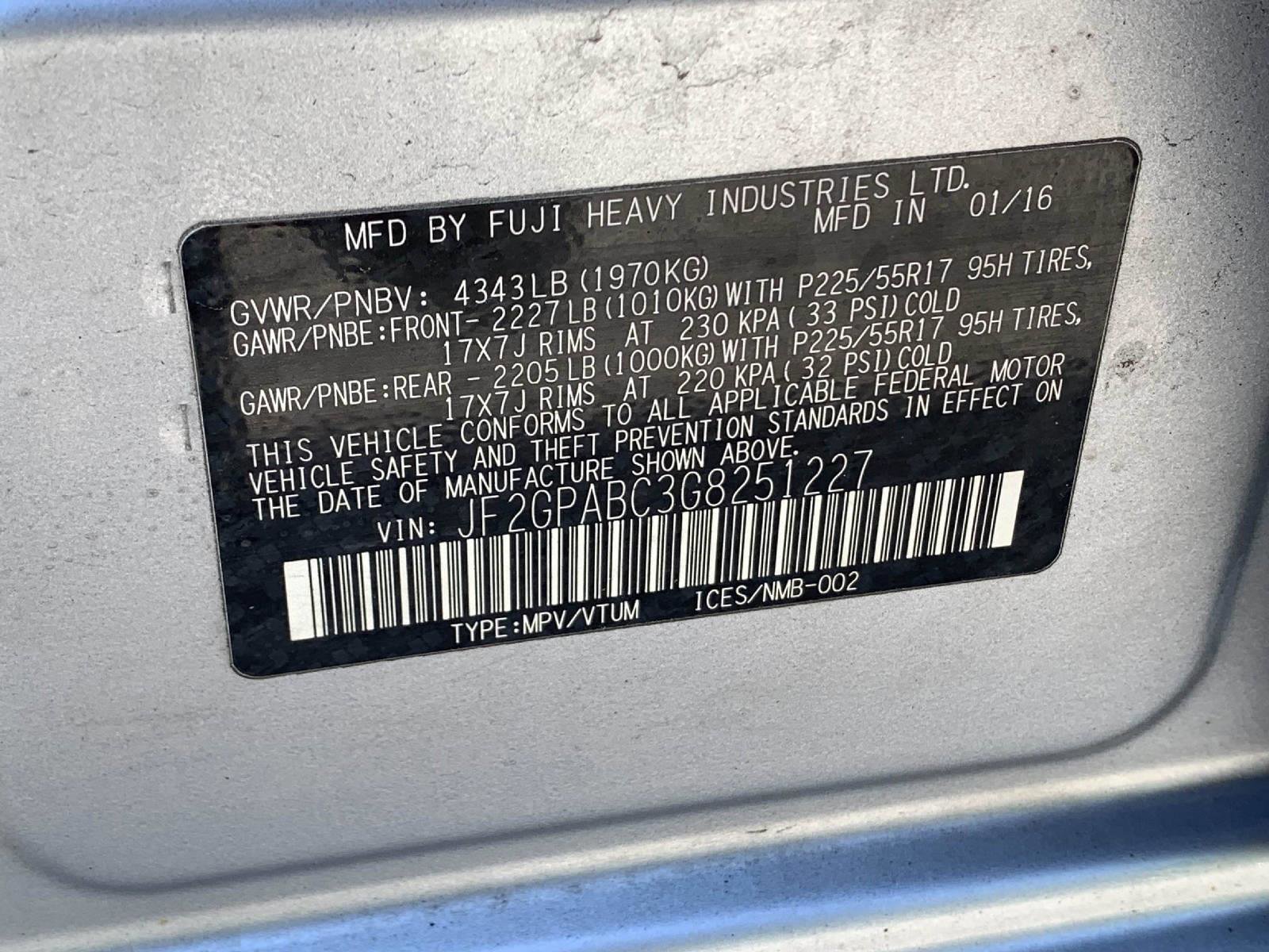 Used 2016 Subaru Crosstrek 2.0i Premium AWD/4WD image 41