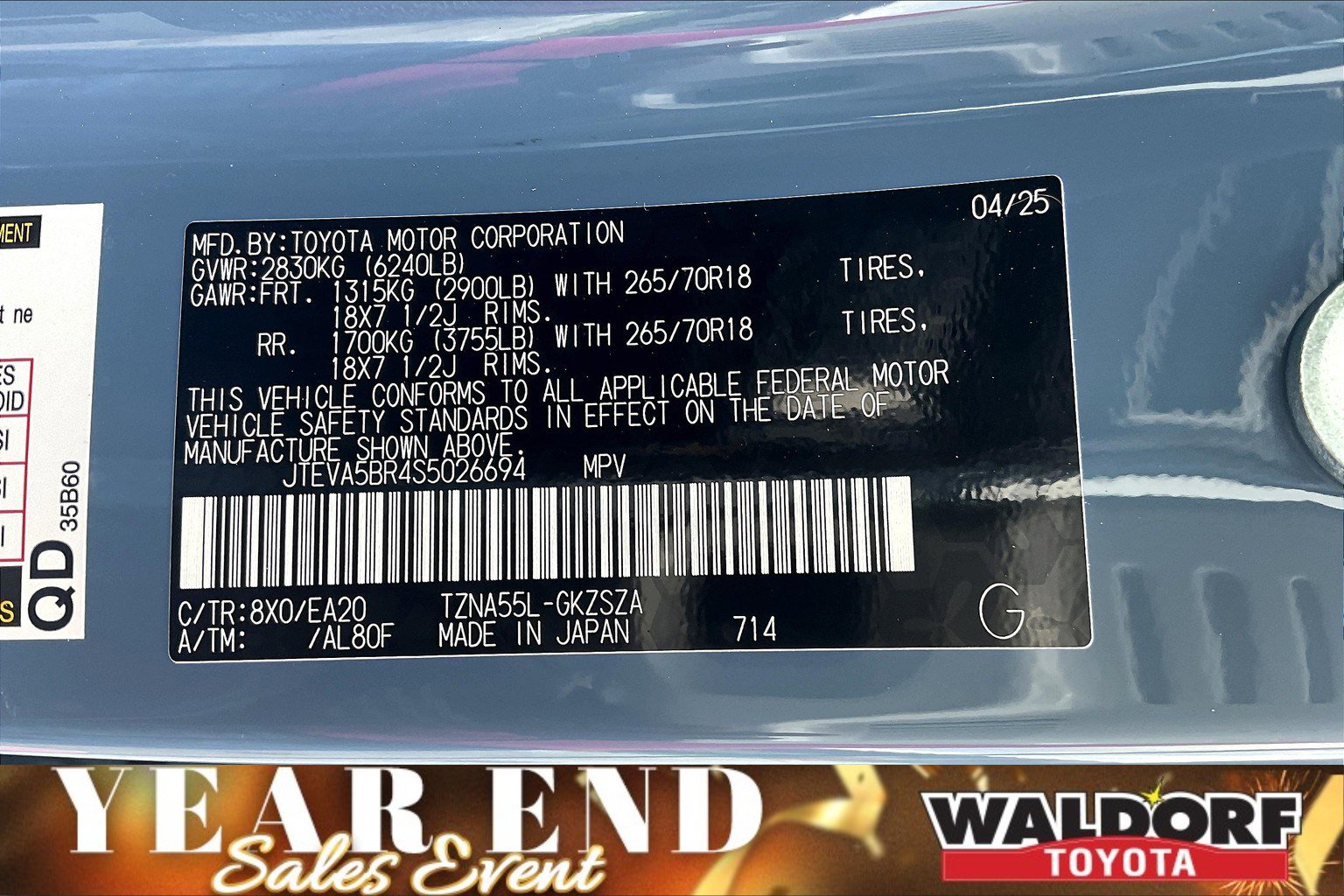 New 2025 Toyota 4Runner TRD Off-Road Premium image 17