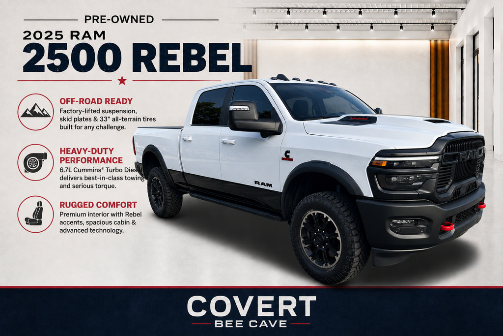 Used 2025 RAM 2500 Rebel w/ Rebel Level 1 Equipment Group