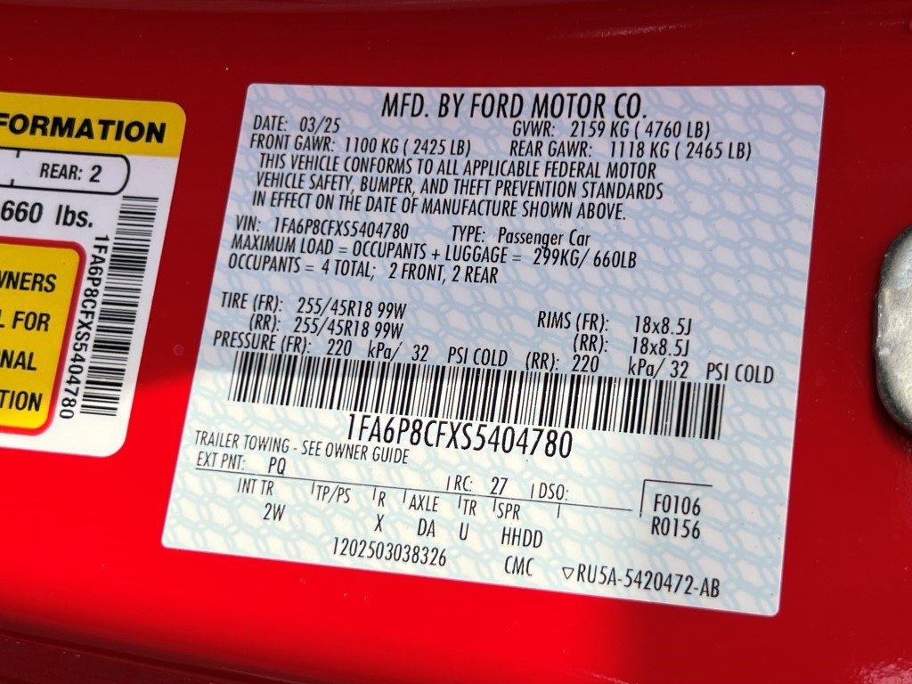 New 2025 Ford Mustang GT image 21