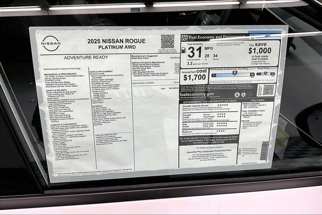 New 2025 Nissan Rogue Platinum image 39