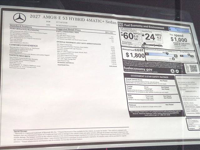 New 2027 Mercedes-Benz E 53 AMG e 4MATIC Sedan image 19