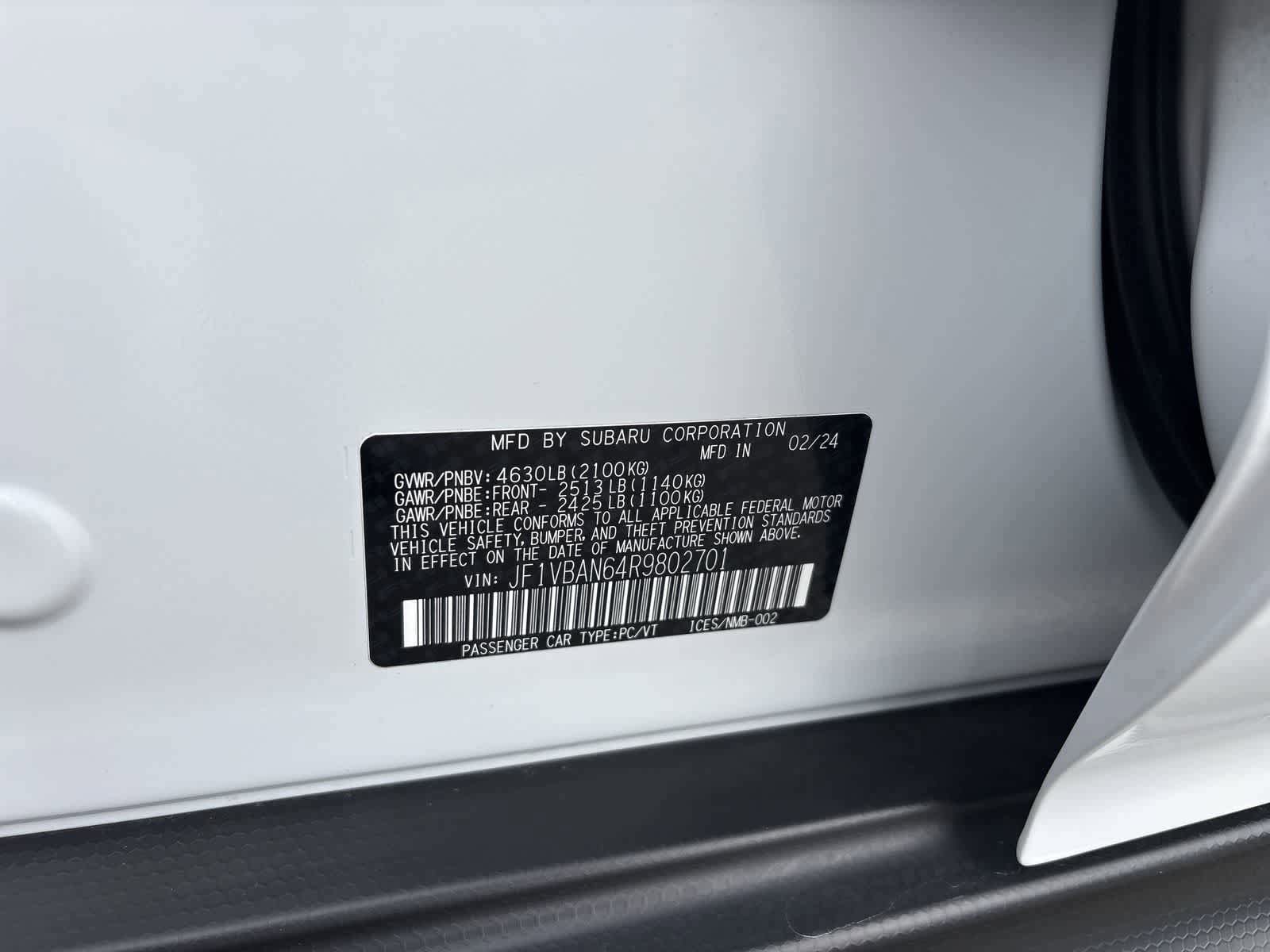 Used 2024 Subaru WRX Limited AWD/4WD image 41