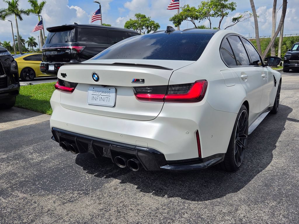 Used 2021 BMW M3 Competition w/ M Carbon Exterior Package RWD image 9
