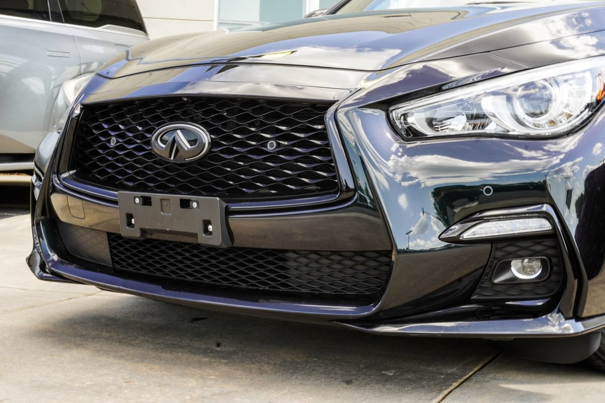 Used 2023 INFINITI Q50 Red Sport 400 w/ Black Opal Edition AWD/4WD image 2