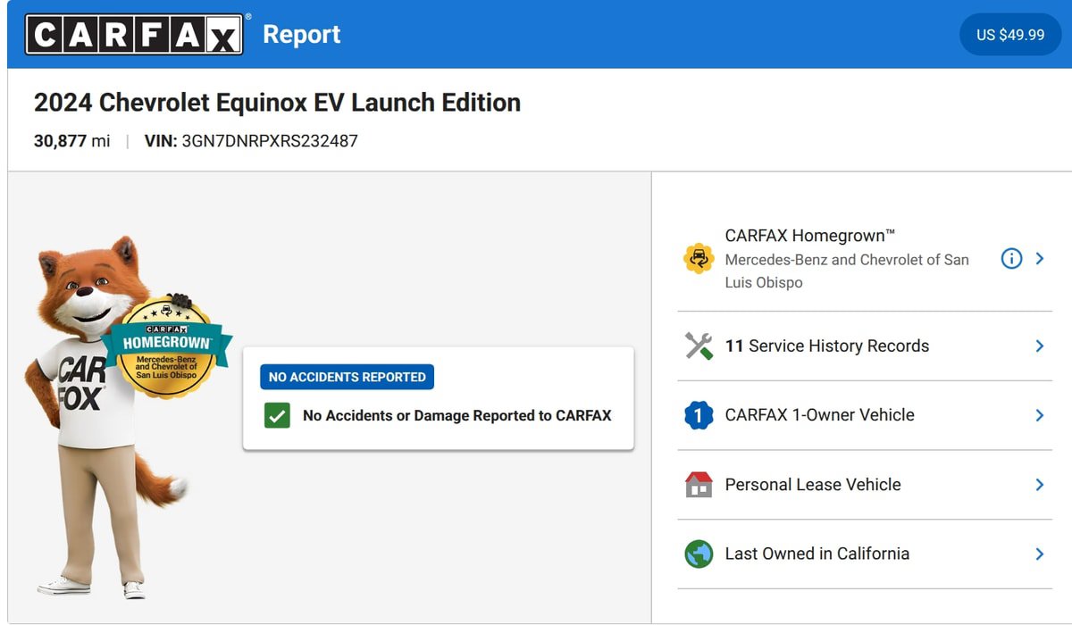 Used 2024 Chevrolet Equinox EV RS FWD image 4