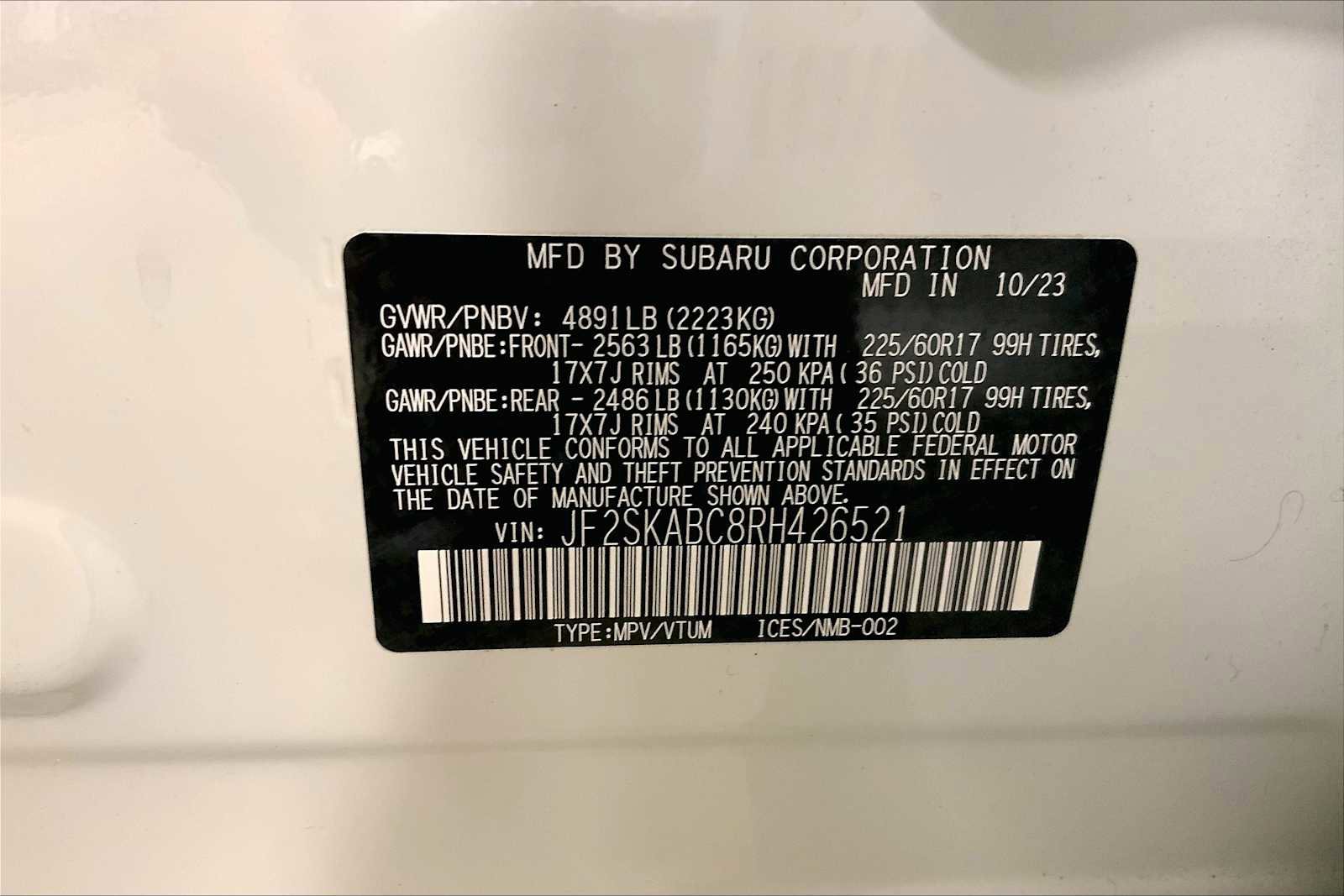 Certified 2024 Subaru Forester AWD/4WD image 33