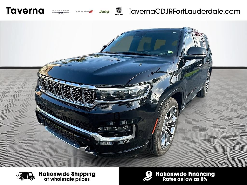 New 2024 Jeep Grand Wagoneer Series III w/ Rear Seat Video Group 1