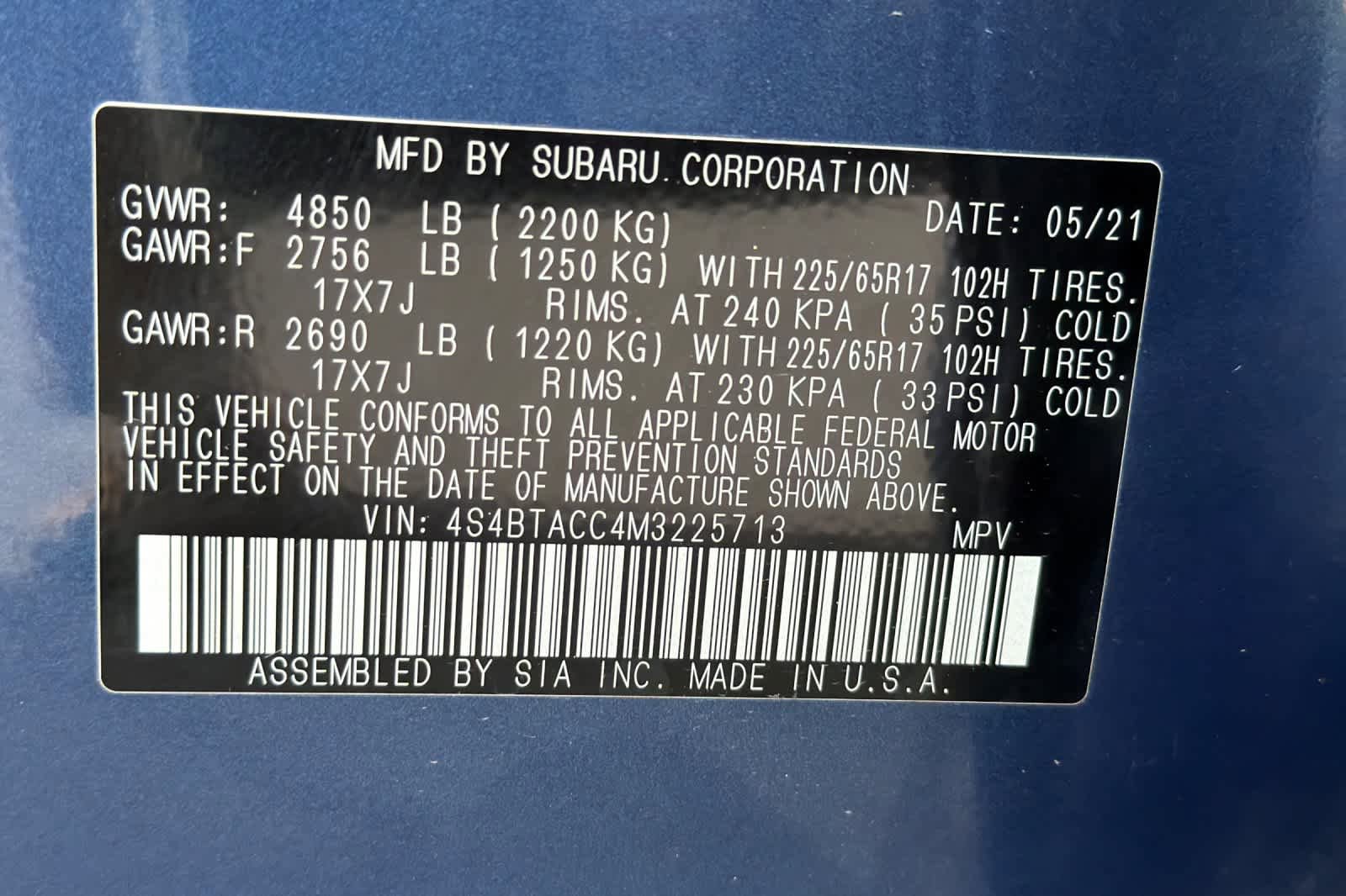 Used 2021 Subaru Outback Premium AWD/4WD image 28