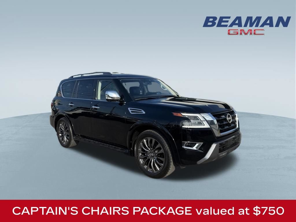 Used 2023 Nissan Armada Platinum w/ Captain's Chairs Package RWD 360° Tour