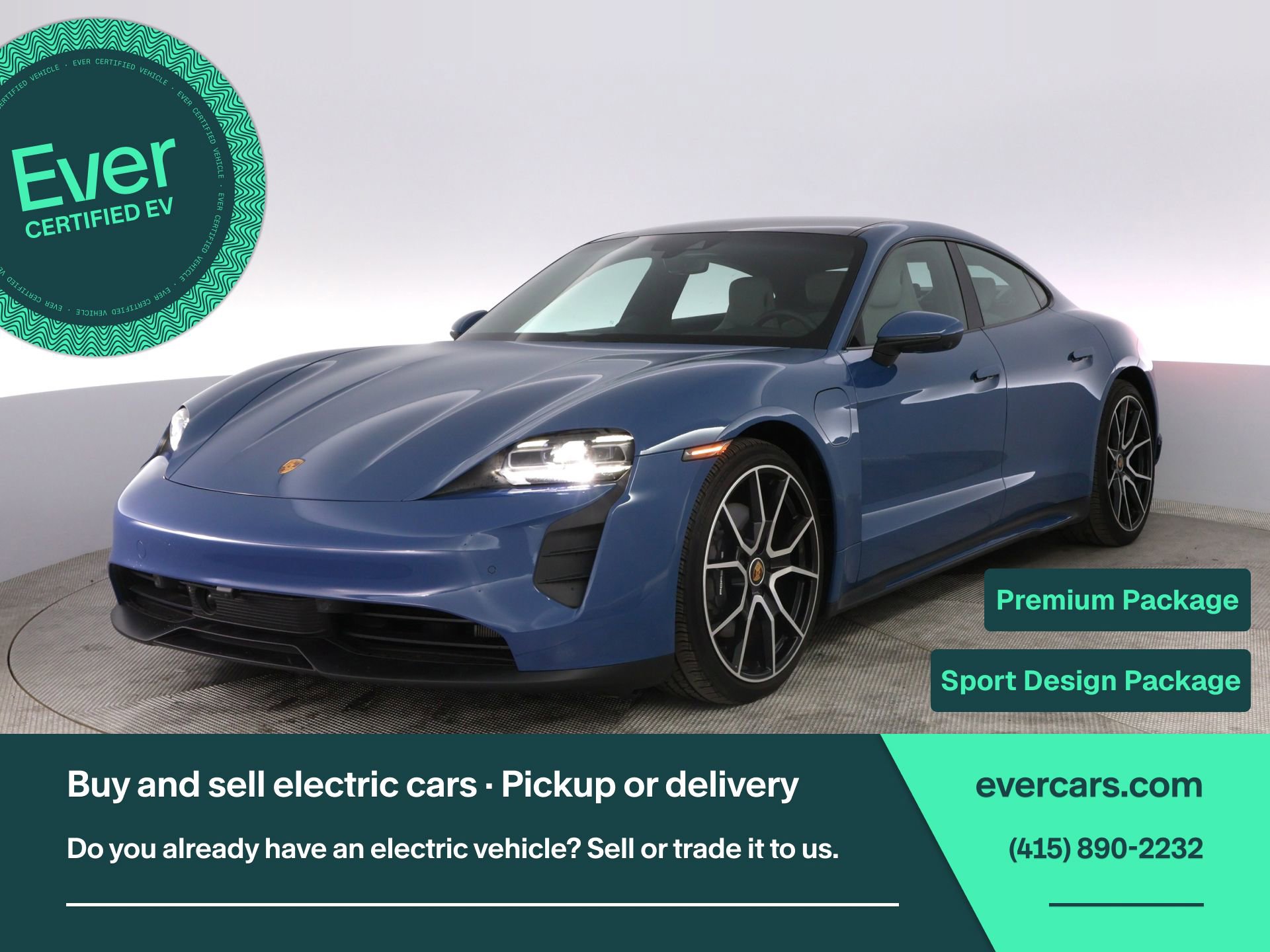 Used 2023 Porsche Taycan w/ Premium Package