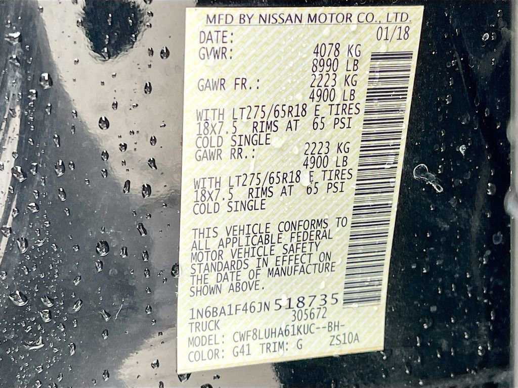 Used 2018 Nissan Titan PRO-4X w/ Pro-4x Convenience Package image 33