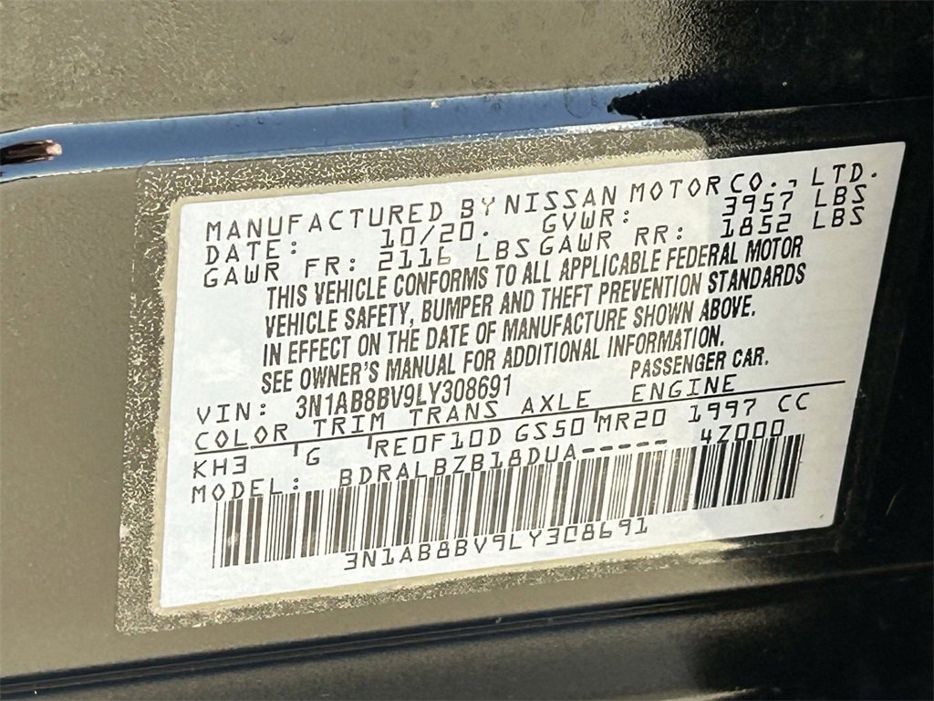 Used 2020 Nissan Sentra S image 34