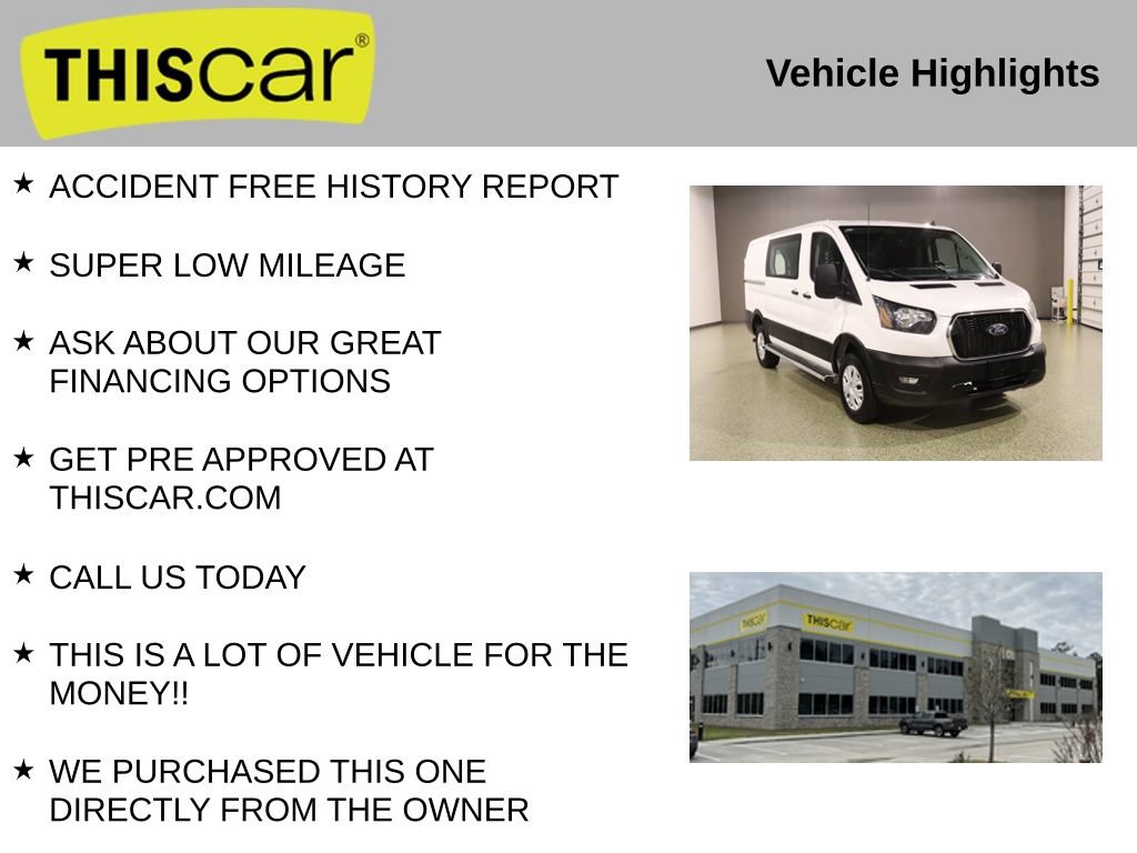 Used 2024 Ford Transit 250 Low Roof w/ Exterior Upgrade Package RWD image 12