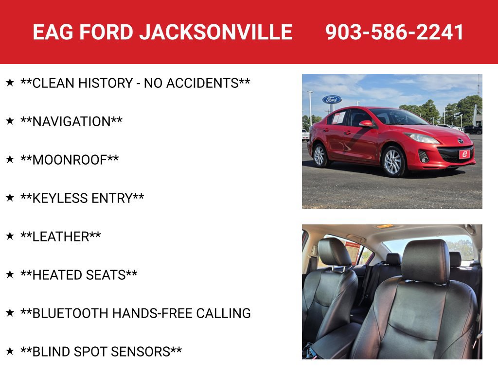 Used 2013 MAZDA MAZDA3 i Grand Touring w/ Tech Pkg FWD image 4