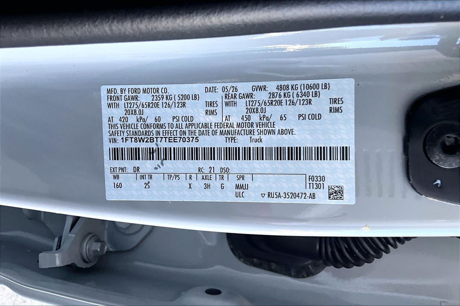New 2026 Ford F250 XLT w/ XLT Premium Package AWD/4WD image 16