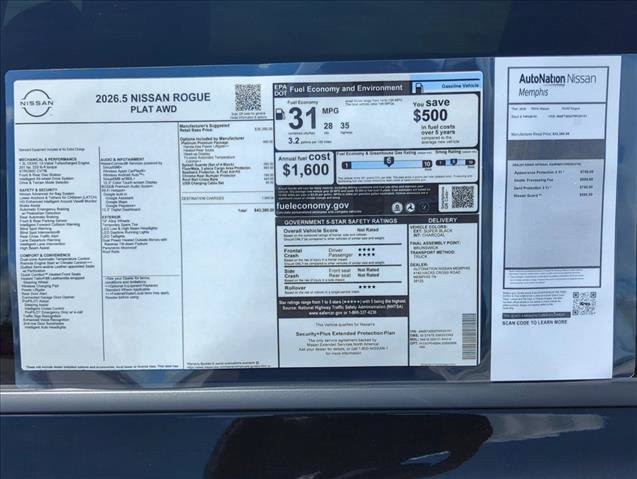 New 2026 Nissan Rogue Platinum w/ Platinum Premium Package AWD/4WD image 25