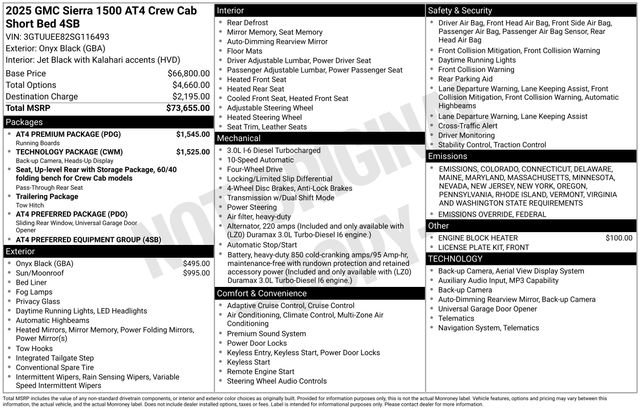 Used 2025 GMC Sierra 1500 AT4 w/ AT4 Premium Package image 42