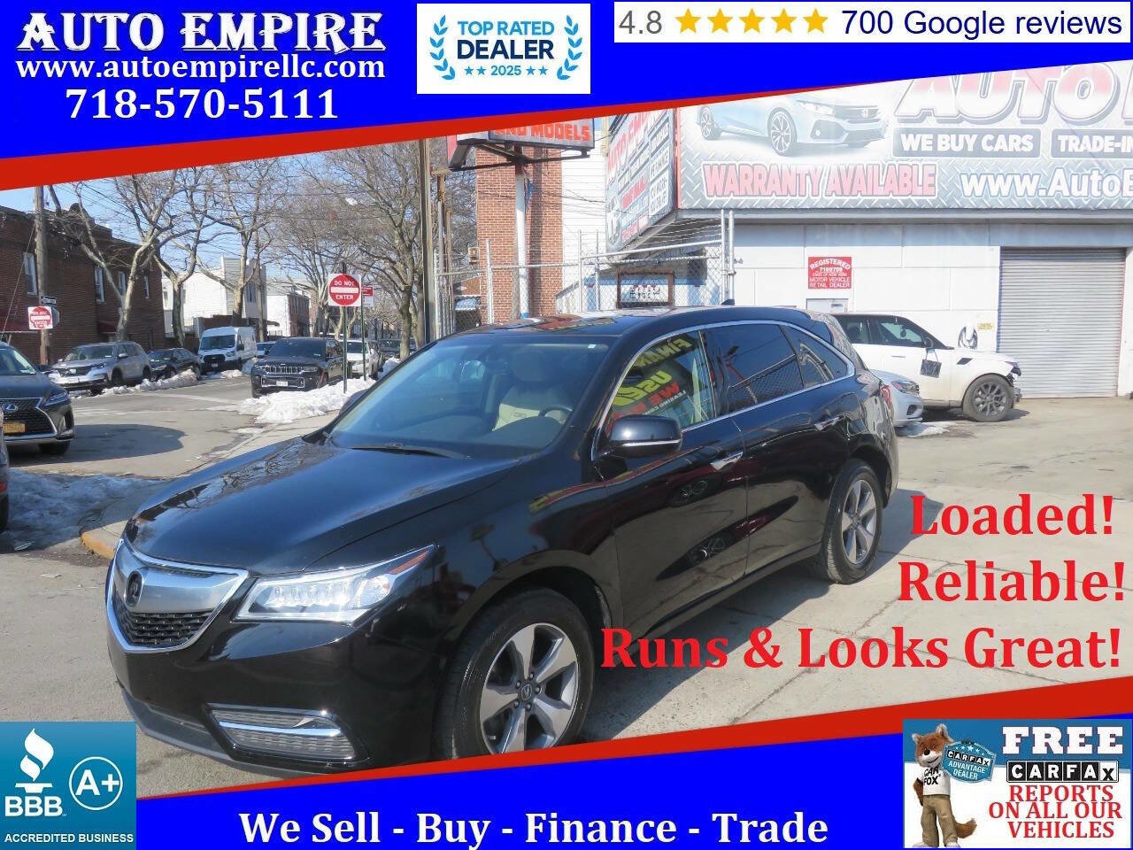 Used 2016 Acura MDX SH-AWD image 1