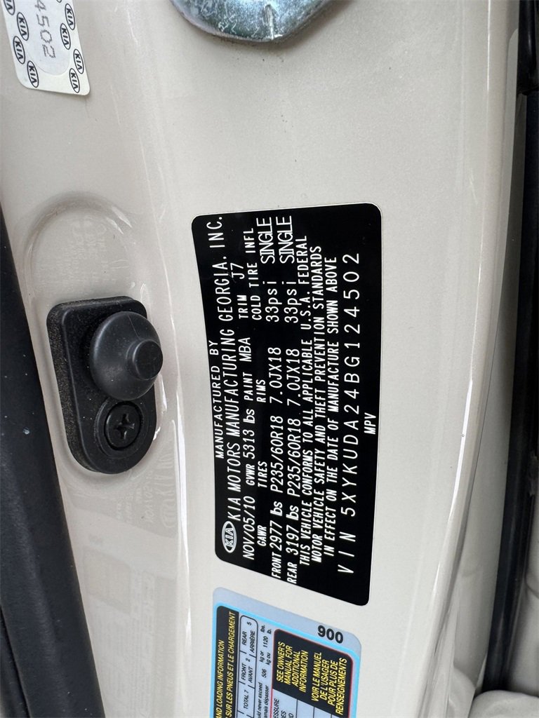 Used 2011 Kia Sorento EX w/ Premium Pkg image 29