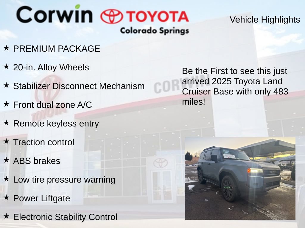 Used 2025 Toyota Land Cruiser Base image 4