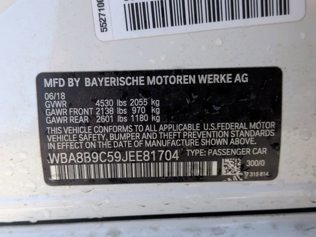 Used 2018 BMW 330i Sedan w/ Convenience Package RWD image 10