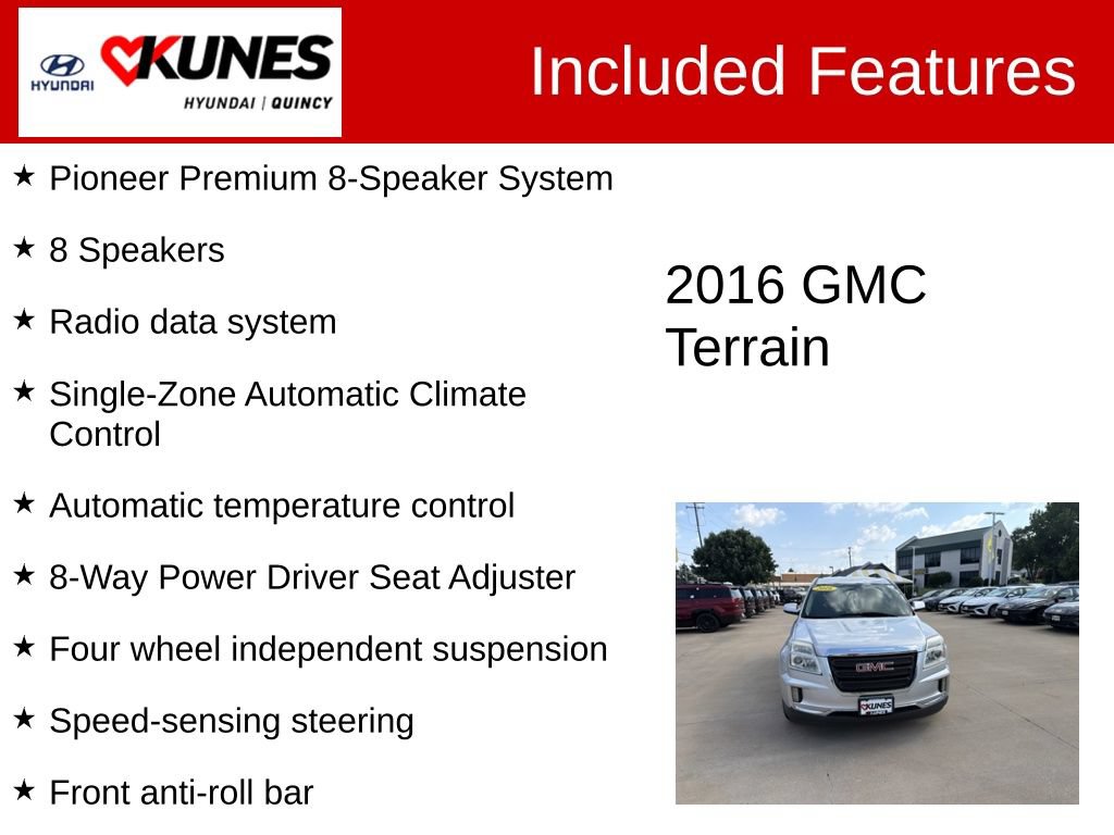 Used 2016 GMC Terrain SLE w/ Convenience Package AWD/4WD image 3