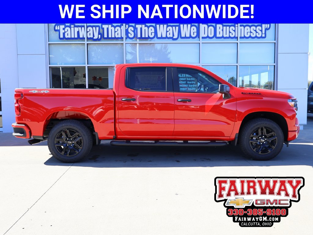 New 2026 Chevrolet Silverado 1500 Custom w/ Turbomax Blackout Package