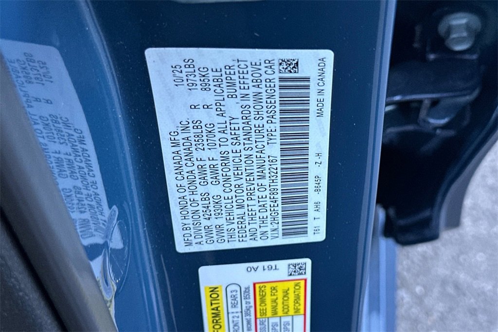New 2026 Honda Civic Sport Touring image 31