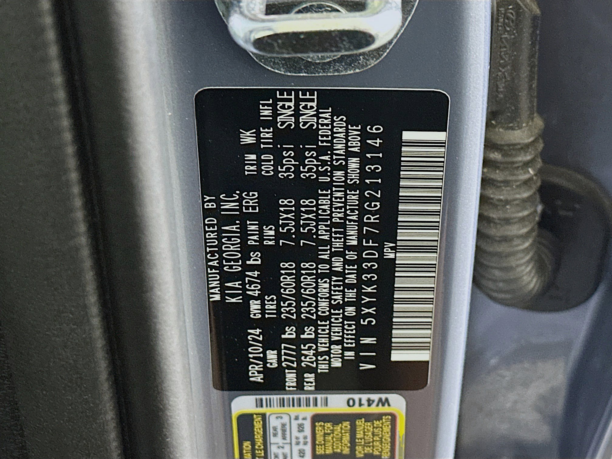 Used 2024 Kia Sportage EX image 12