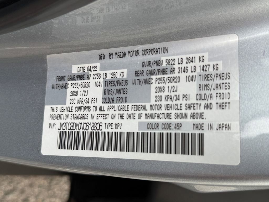 Used 2022 MAZDA CX-9 Grand Touring image 23