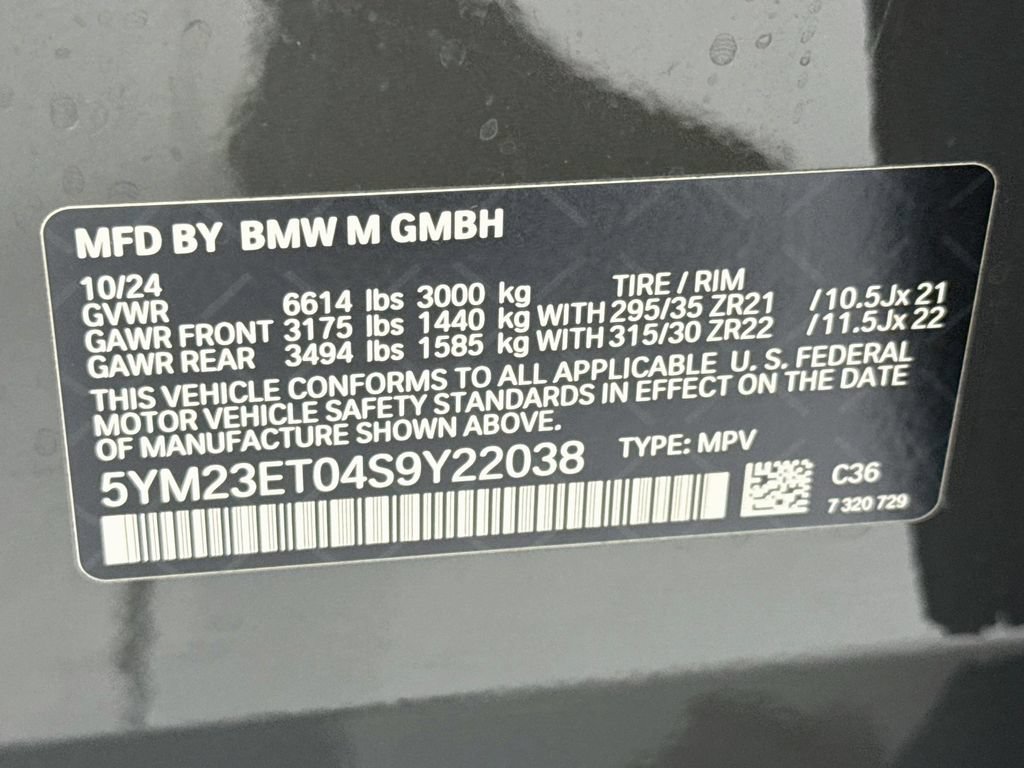 Used 2025 BMW X6 M Competition w/ Executive Package AWD/4WD image 34