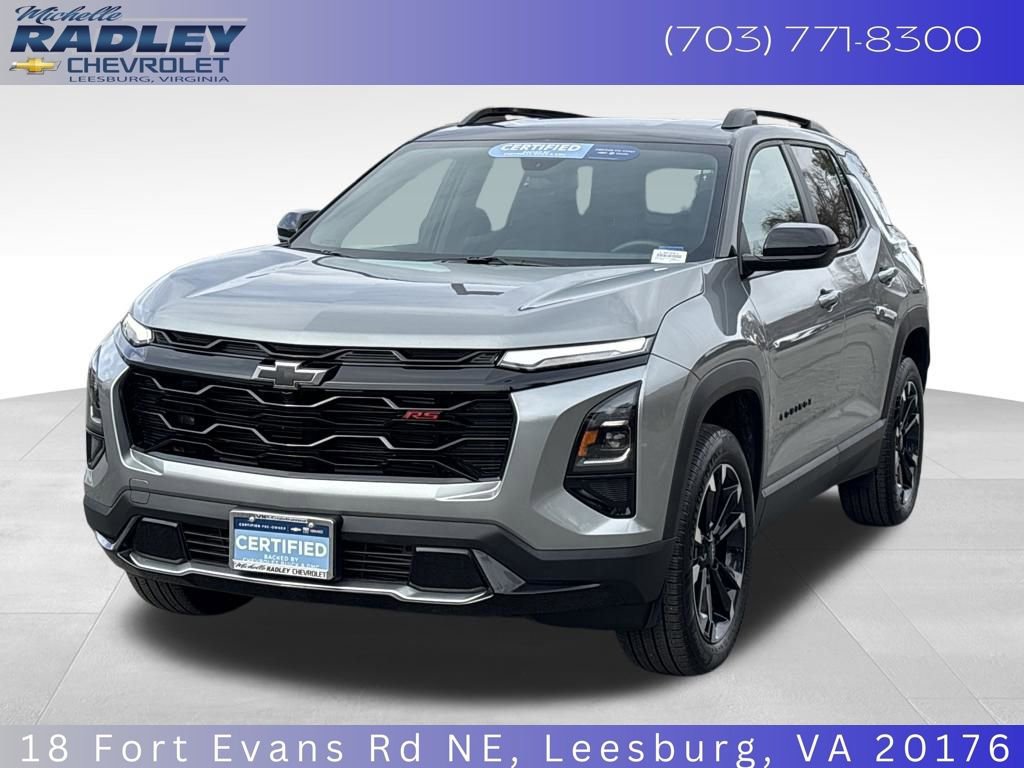 Certified 2025 Chevrolet Equinox RS w/ Convenience Package III