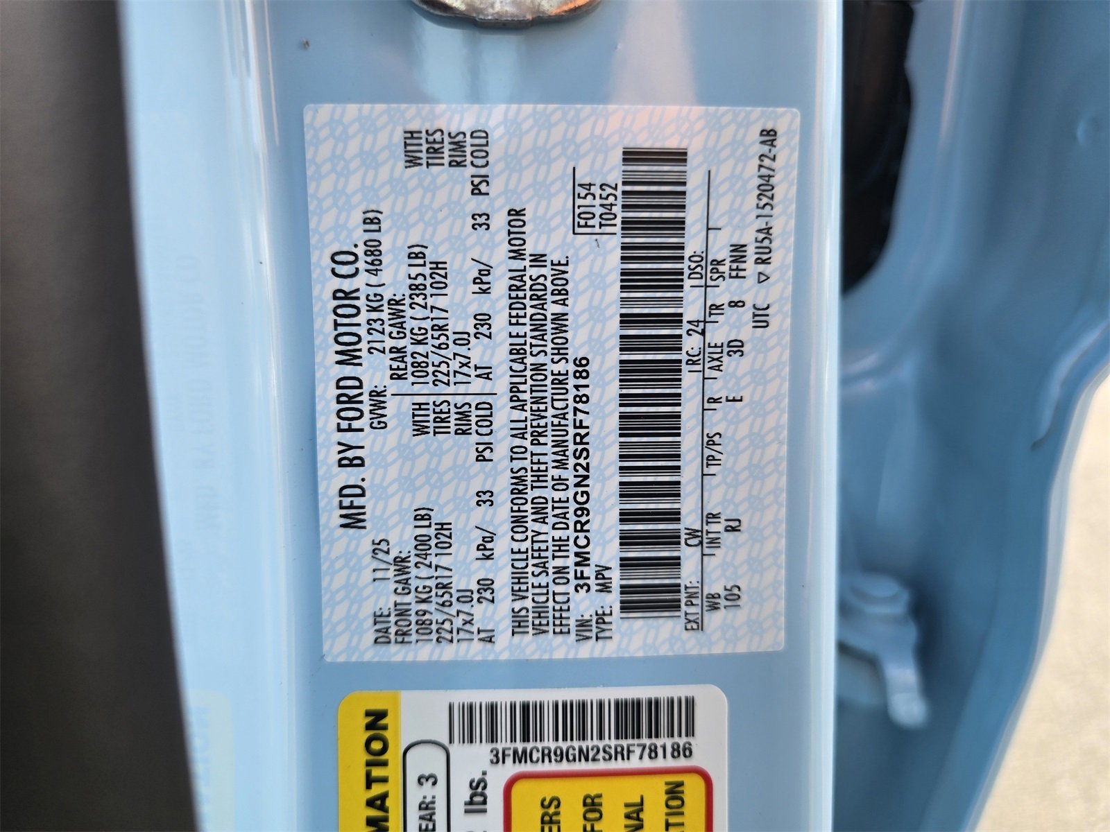 New 2025 Ford Bronco Sport Heritage w/ Convenience Package image 28