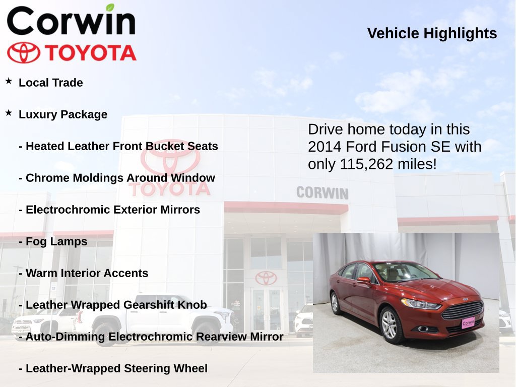 Used 2014 Ford Fusion SE w/ Equipment Group 202A FWD image 6