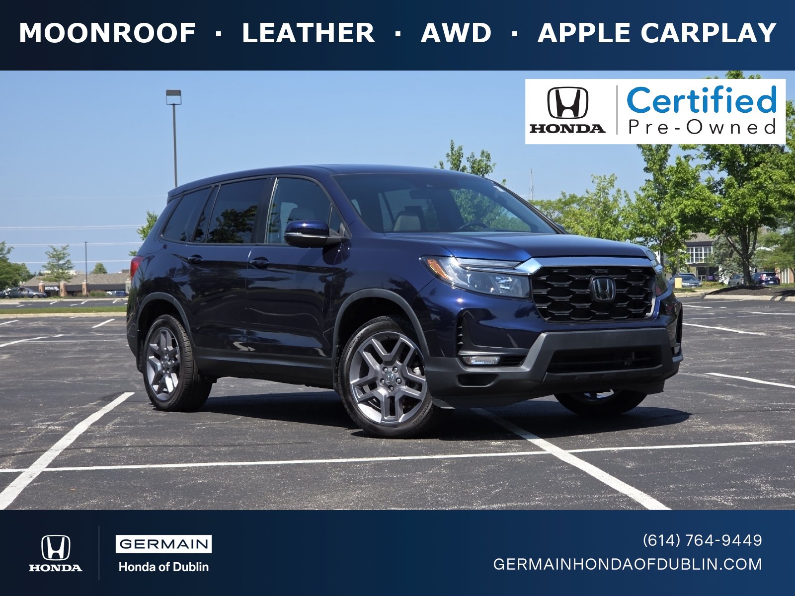 Certified 2022 Honda Passport EX-L